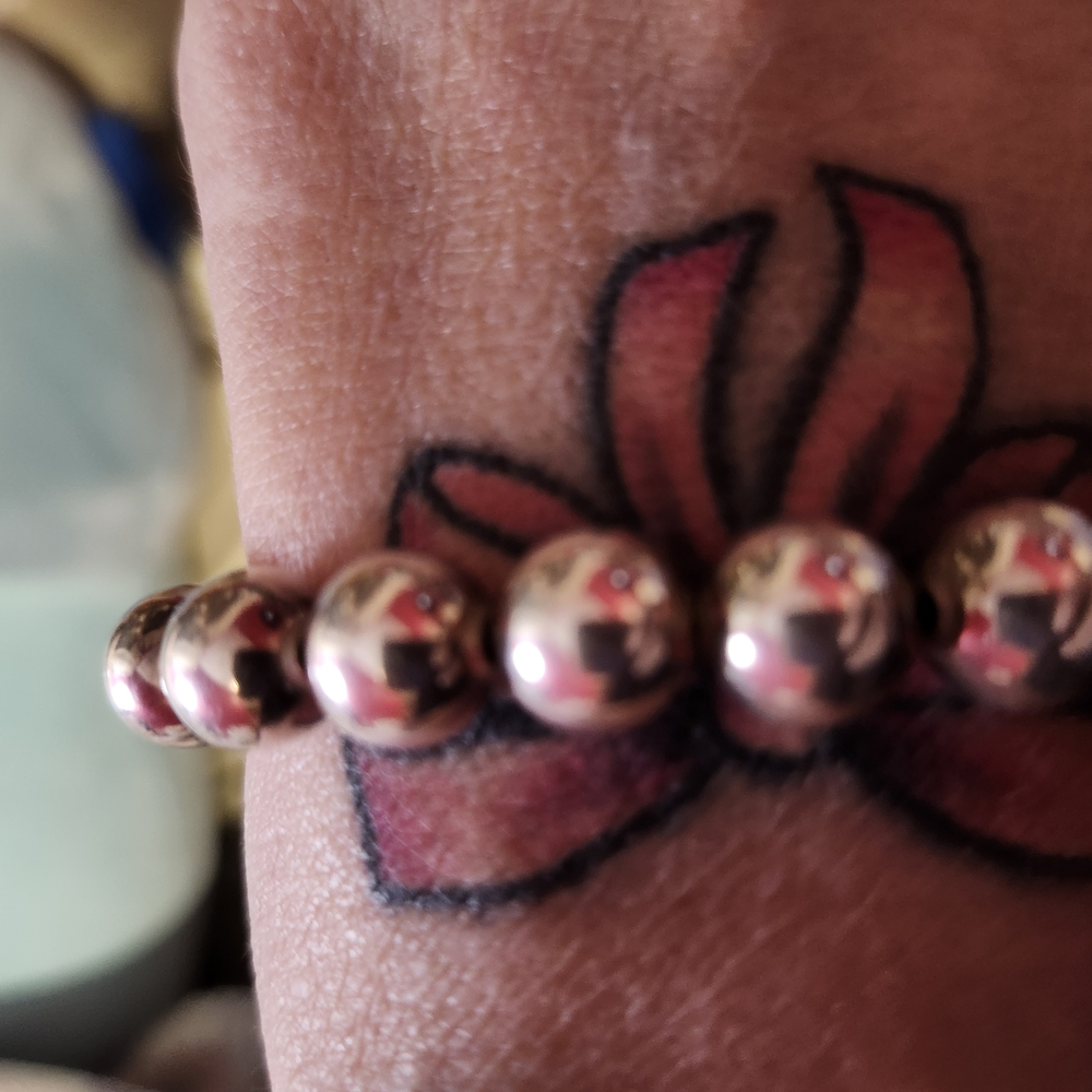 Tiffany & Co Silver Bracelet with Delicate Bead Design
